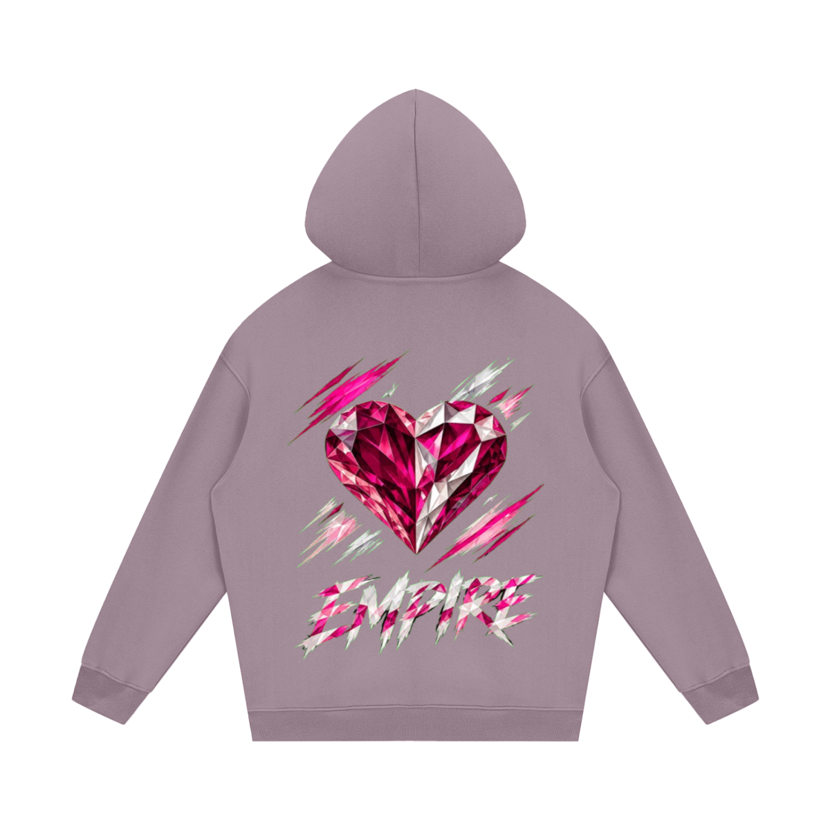 EMPIRE Women's Heavyweight Fleece Hoodie — Empire Garnet Rush
