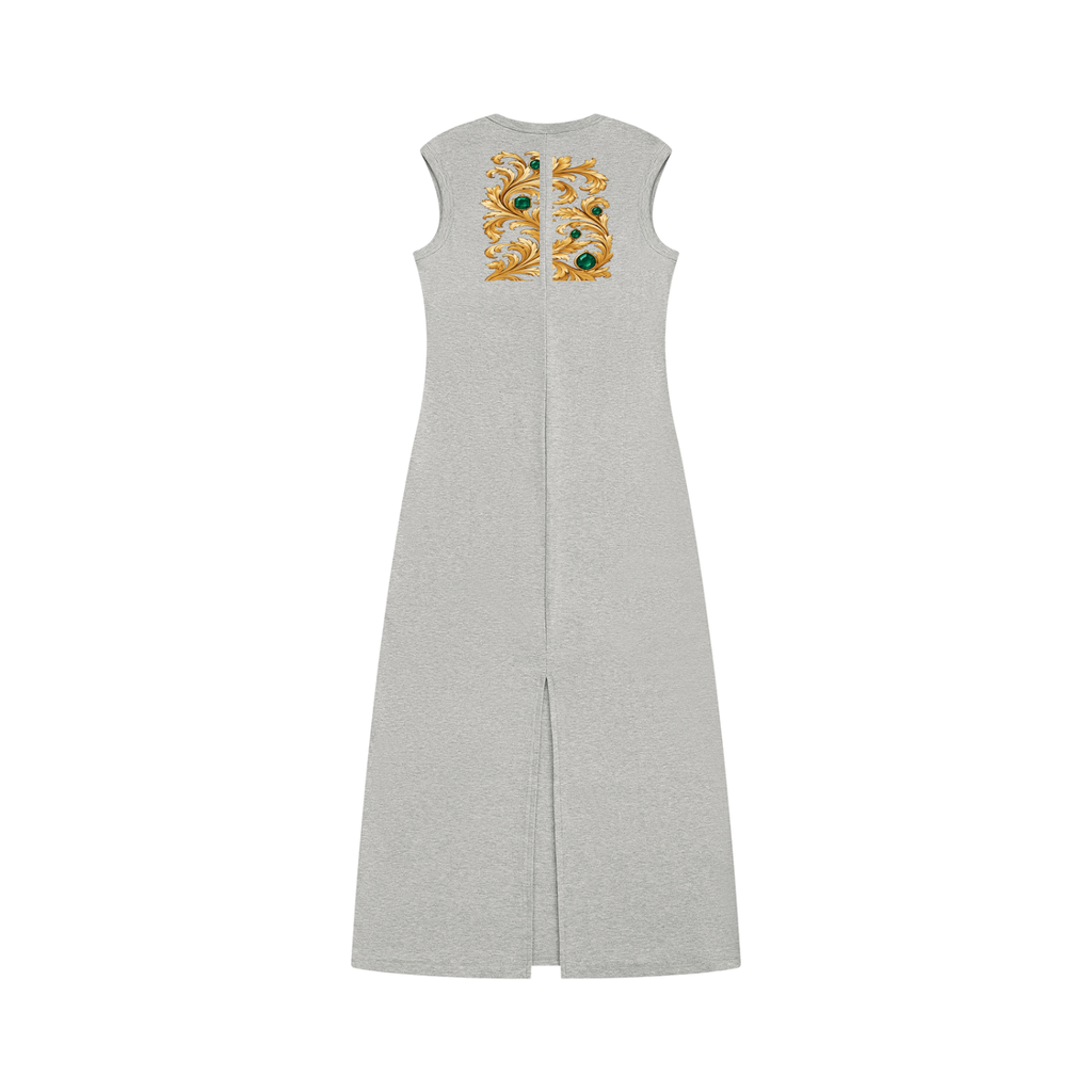 EMPIRE Women's Slim Sleeveless Dress — Green Emeraude