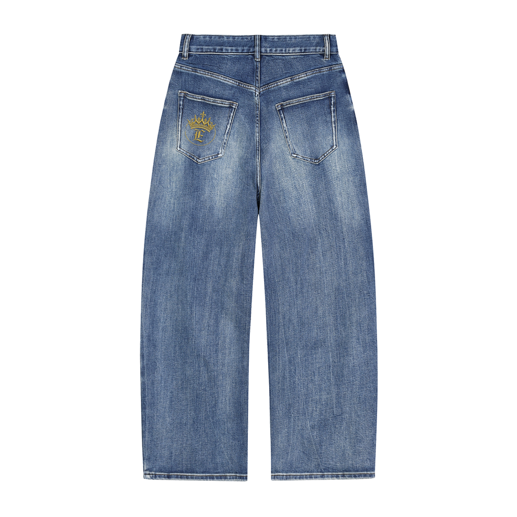 EMPIRE Sun Fade Denim Jeans — Premium Women's Streetwear