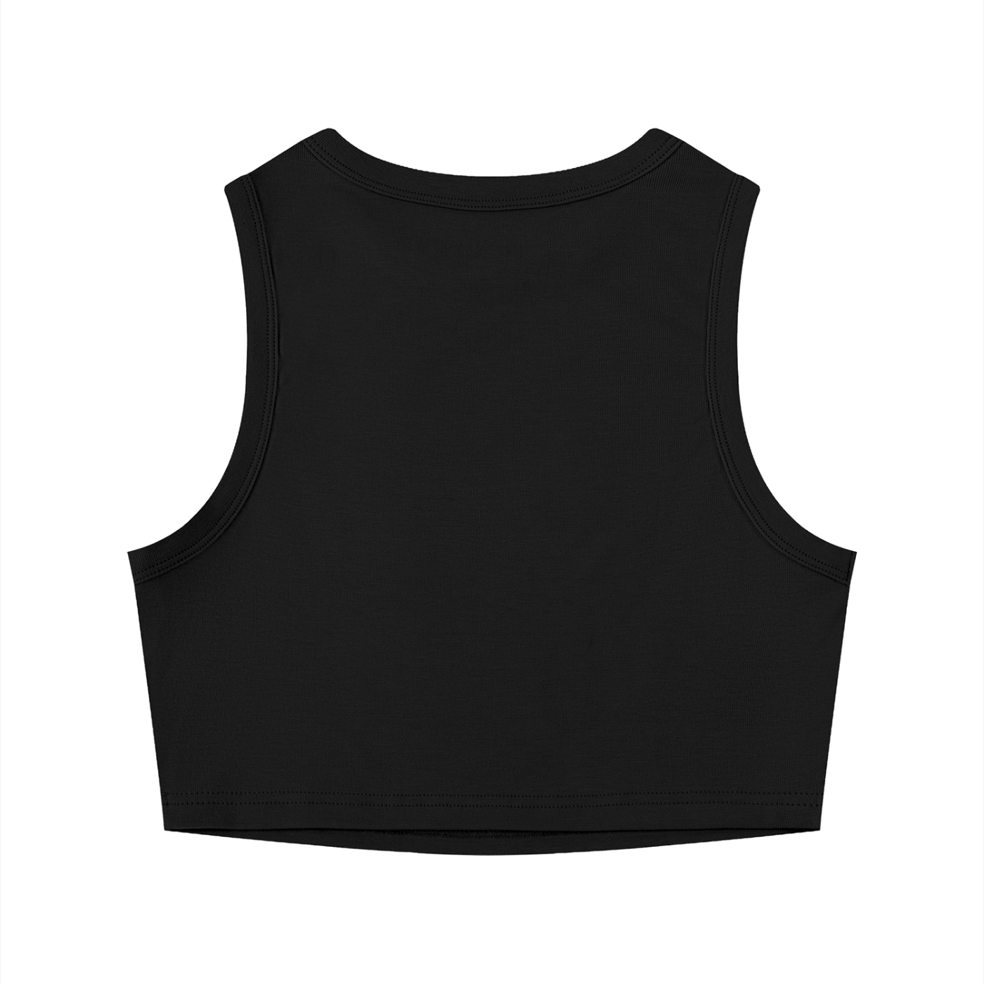 EMPIRE Tight Crewneck Crop Tank Top — Second Skin
