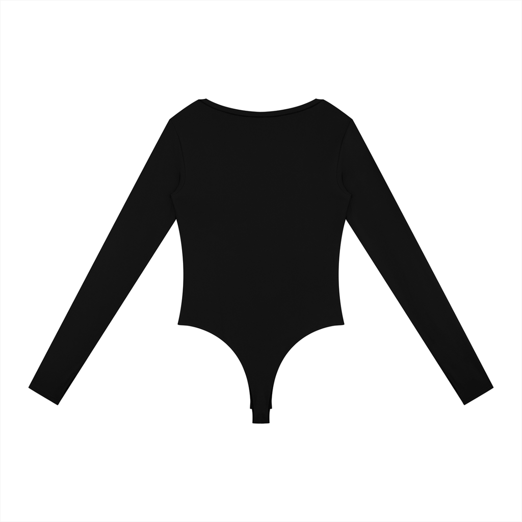 EMPIRE Long Sleeve Yoga Bodysuit — Sculpted Precision