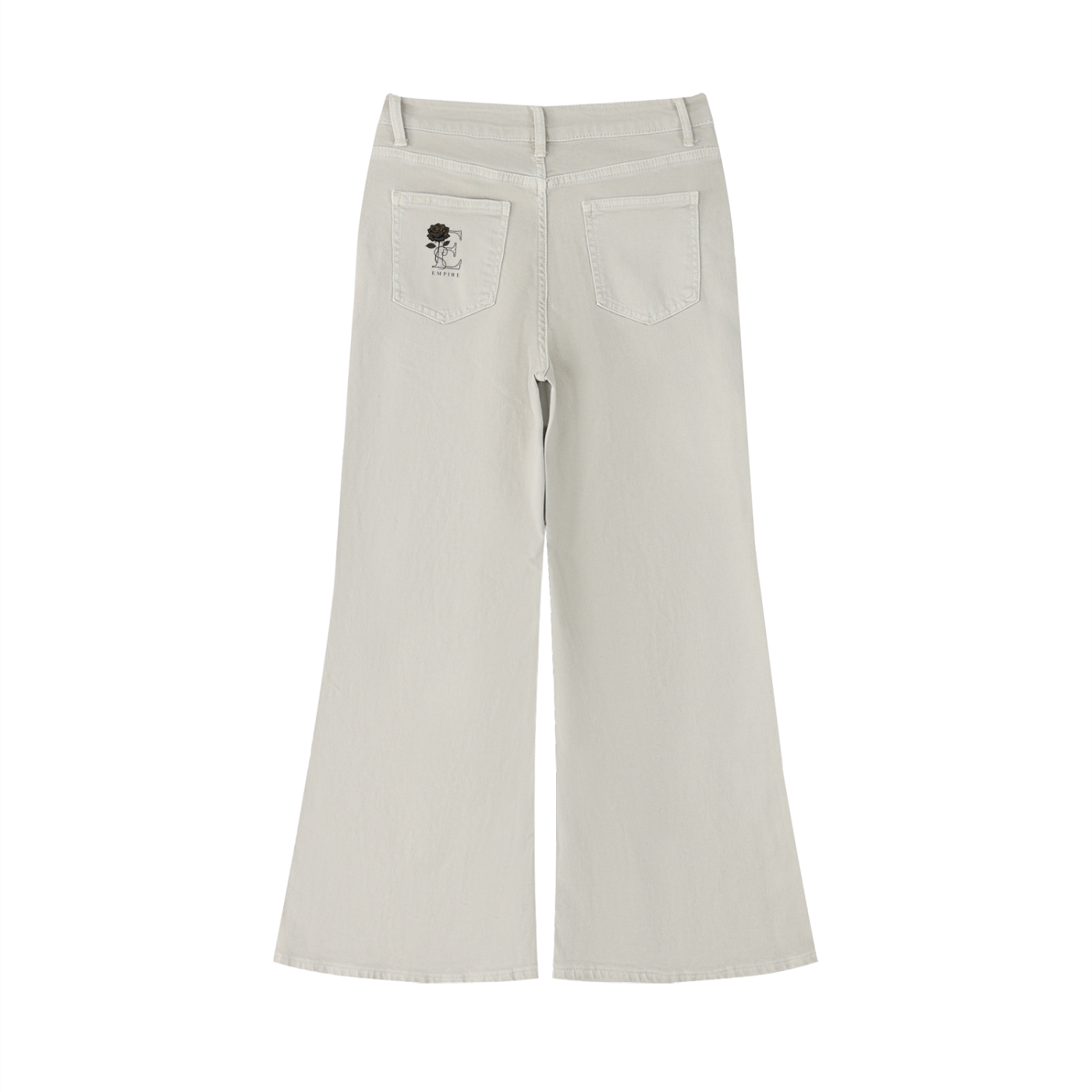 EMPIRE Vintage Wash Flared Leg Jeans — Effortless Silhouette