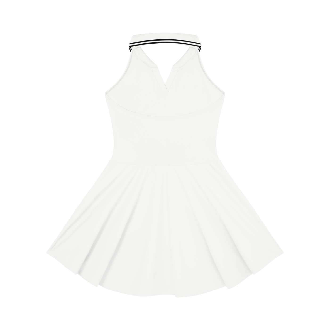 EMPIRE Collared Halter A-Line Tennis Dress — Court Presence