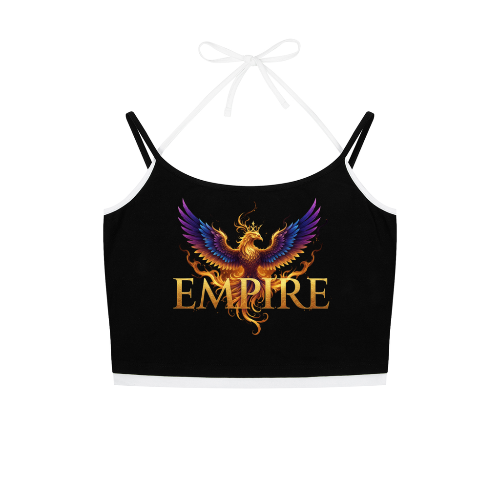 EMPIRE Women Halter Tank Top — Contrast Binding Collection