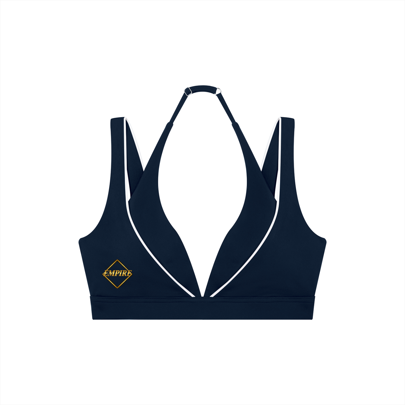EMPIRE Halter Sports Bra — Cushioned Presence