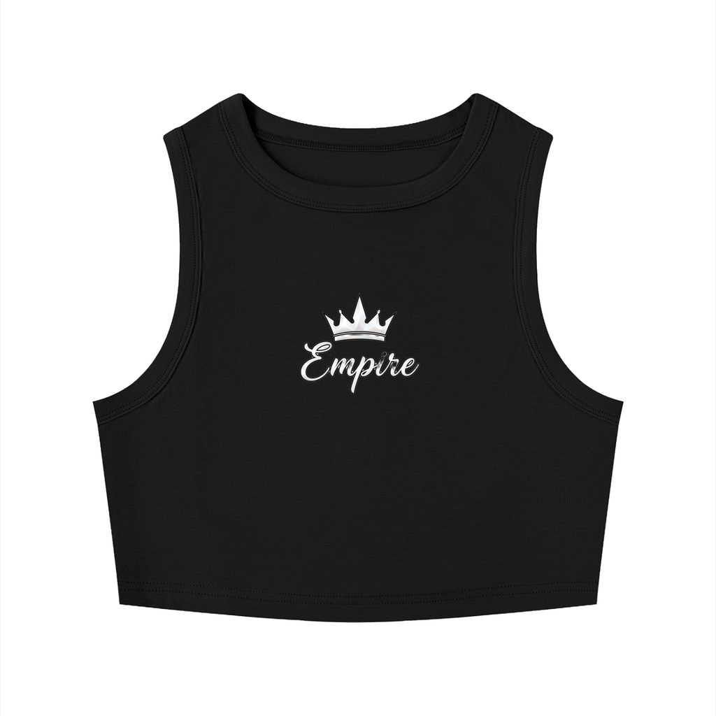 EMPIRE Tight Crewneck Crop Tank Top — Second Skin