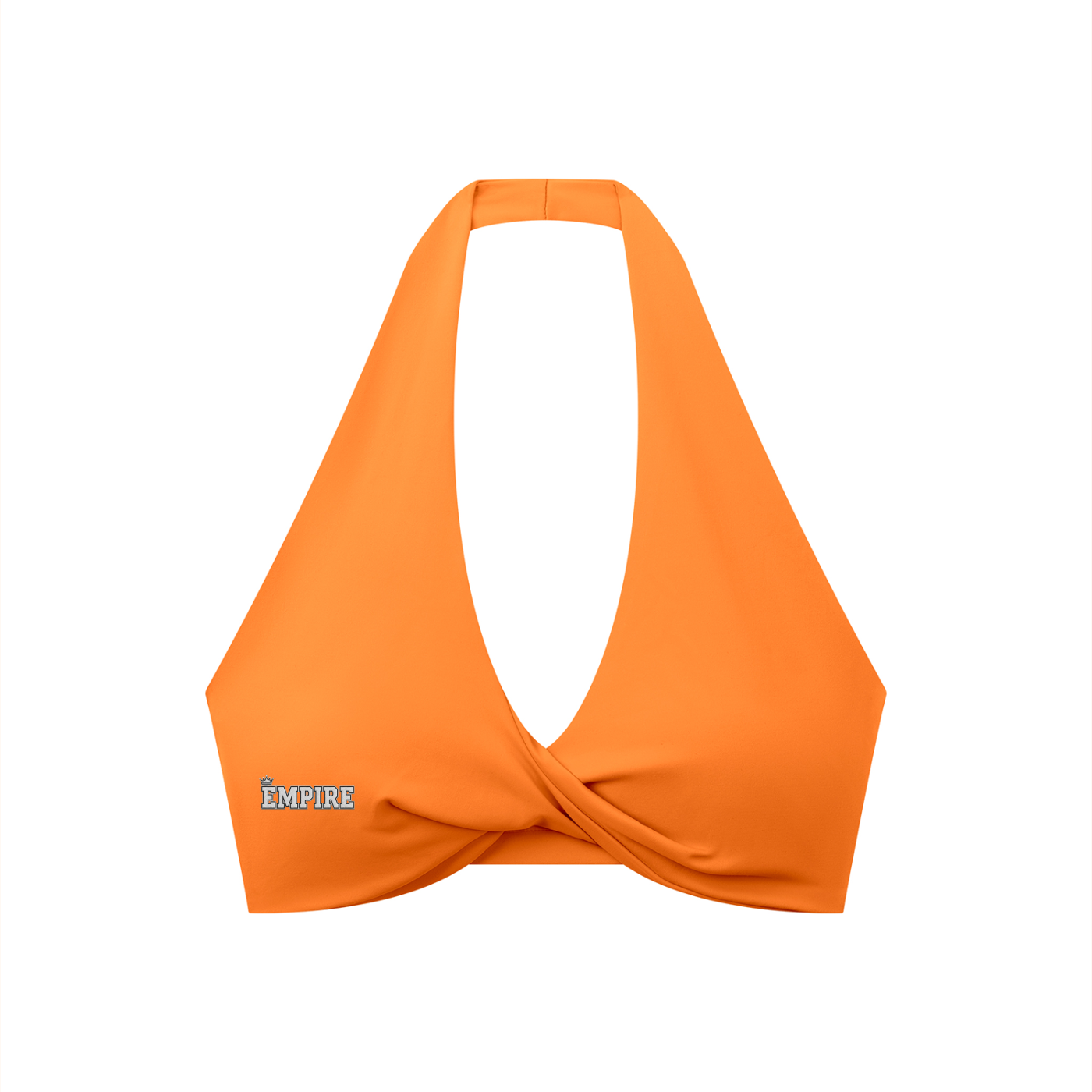 EMPIRE Pleated Halter Sports Bra — Premium Women's Activewear
