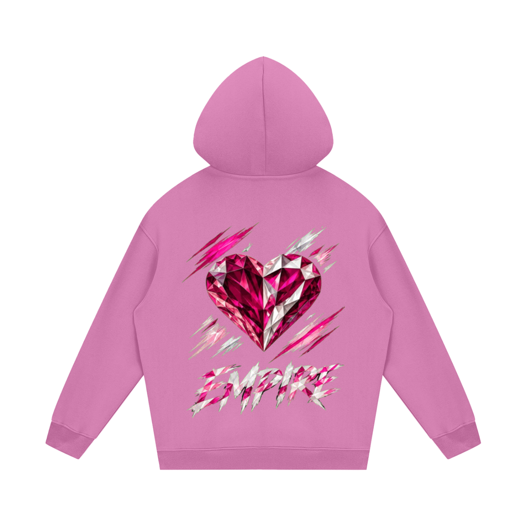 EMPIRE Women's Heavyweight Fleece Hoodie — Empire Garnet Rush