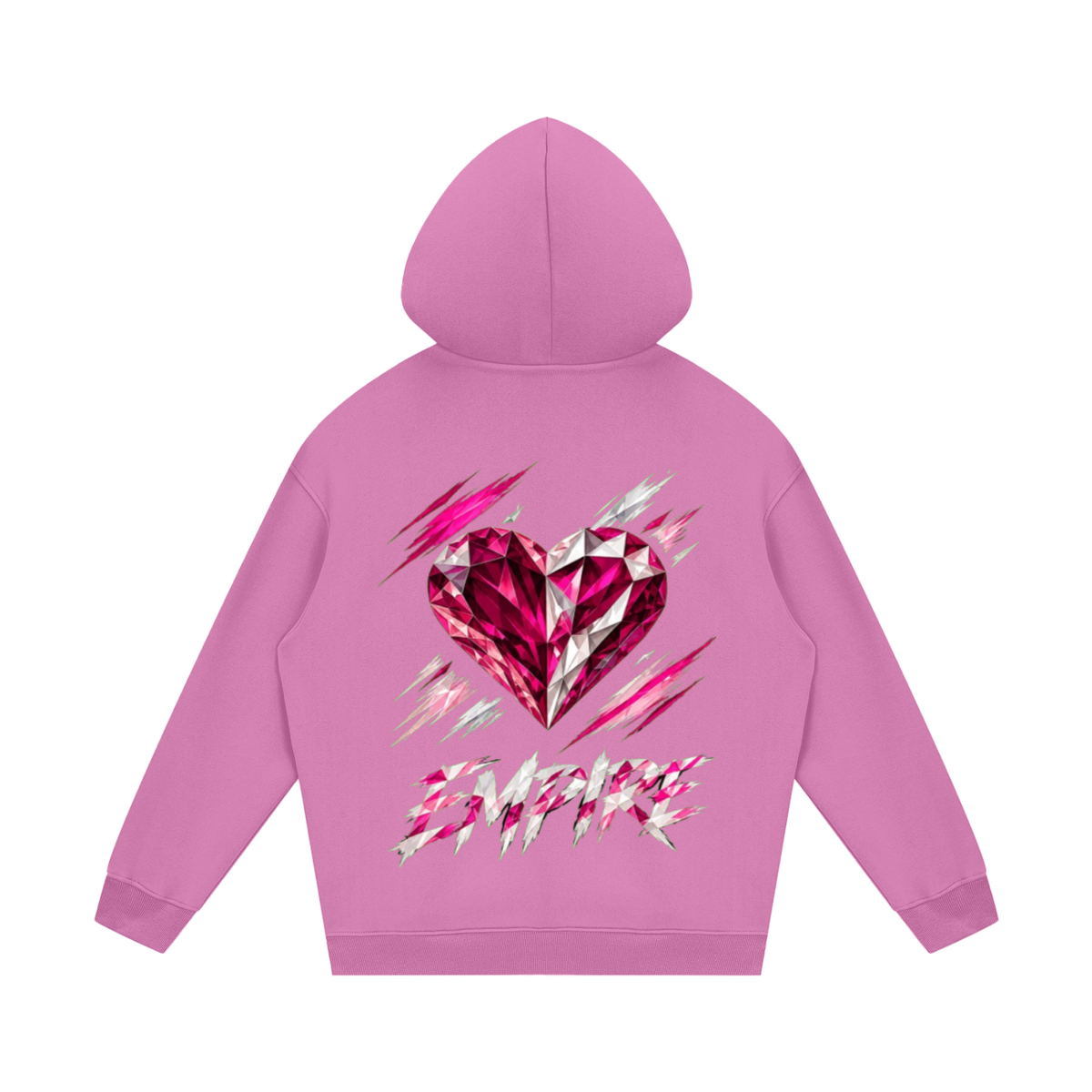 EMPIRE Women's Heavyweight Fleece Hoodie — Empire Garnet Rush