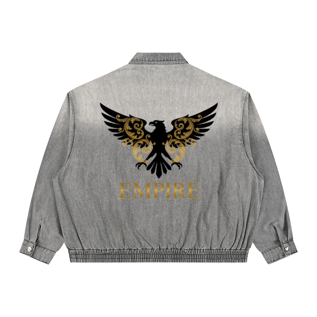 EMPIRE Men’s Vintage-Wash Denim Jacket — Urban Fade