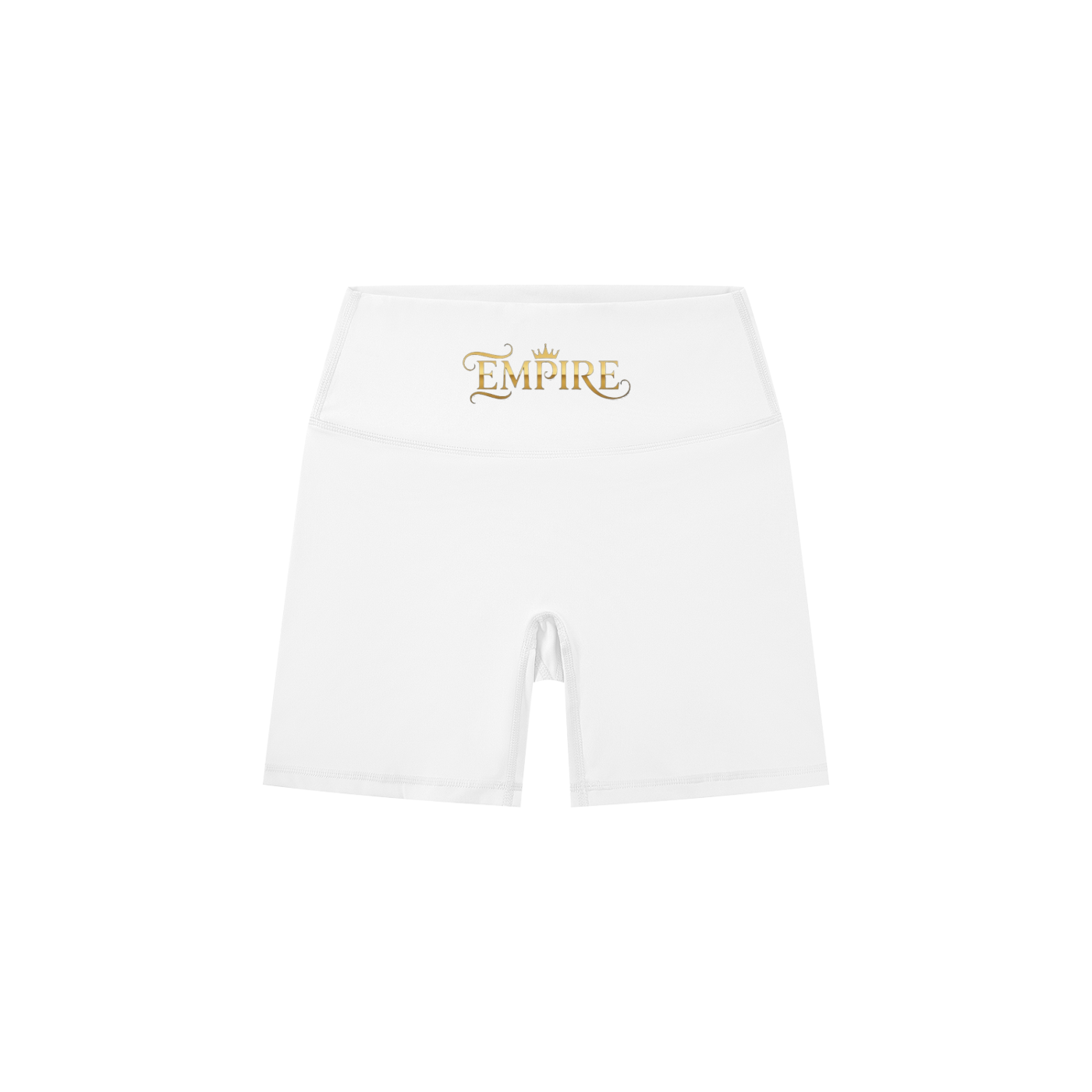 EMPIRE High-Waisted Biker Shorts — Power Crop