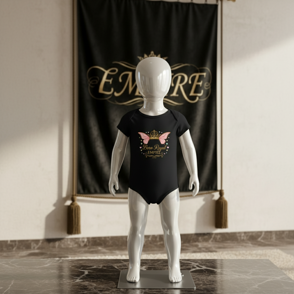 Body bébé fille Born Royal EMPIRE - Vue de face