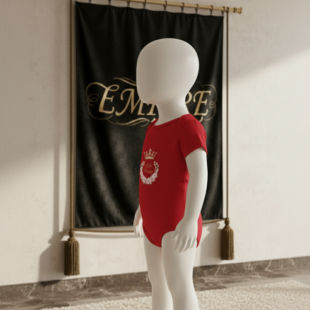 Body bébé fille Little Princess - Vue de profil