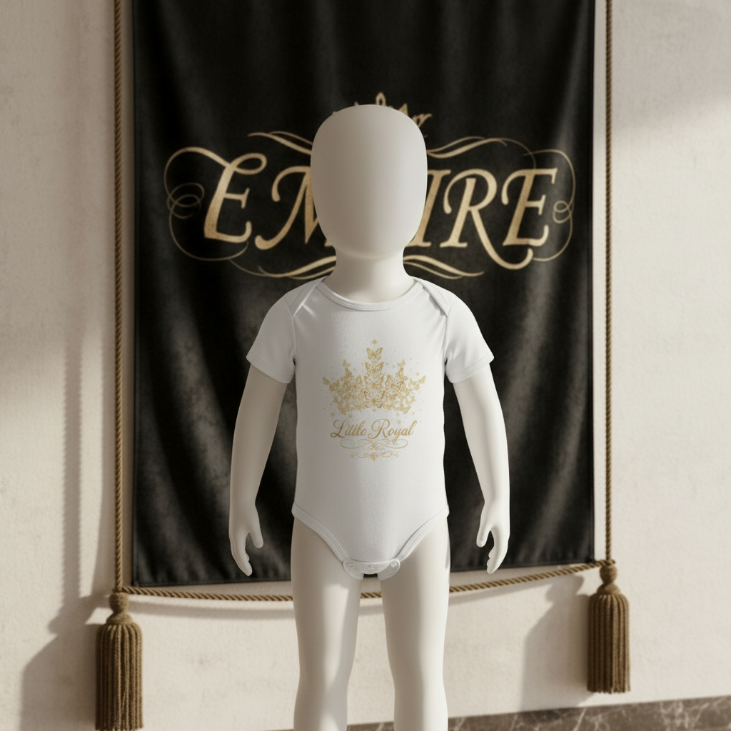 Body bébé fille Little Royal - Vue de face