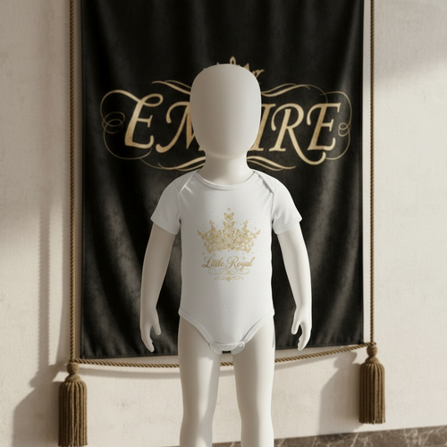 Body bébé fille Little Royal - Vue de face