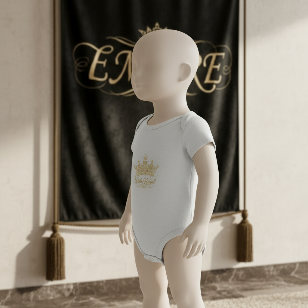 Body bébé fille Little Royal - Vue de profil