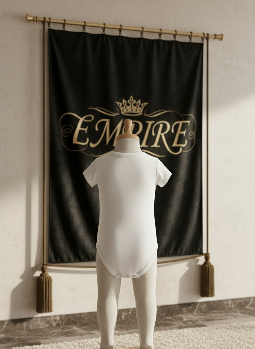 Body bébé garçon EMPIRE Future King - Vue de dos