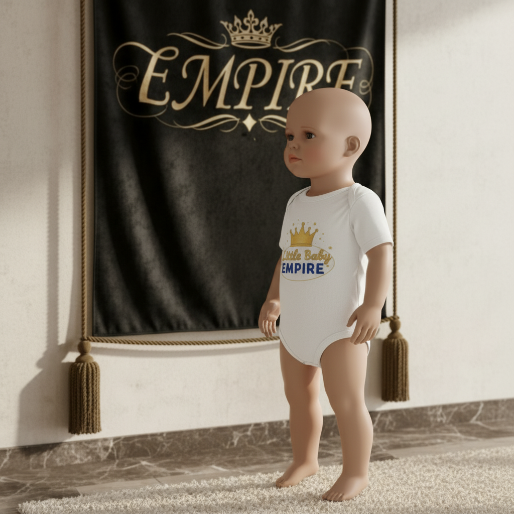 Body bébé garçon EMPIRE - Vue de profil