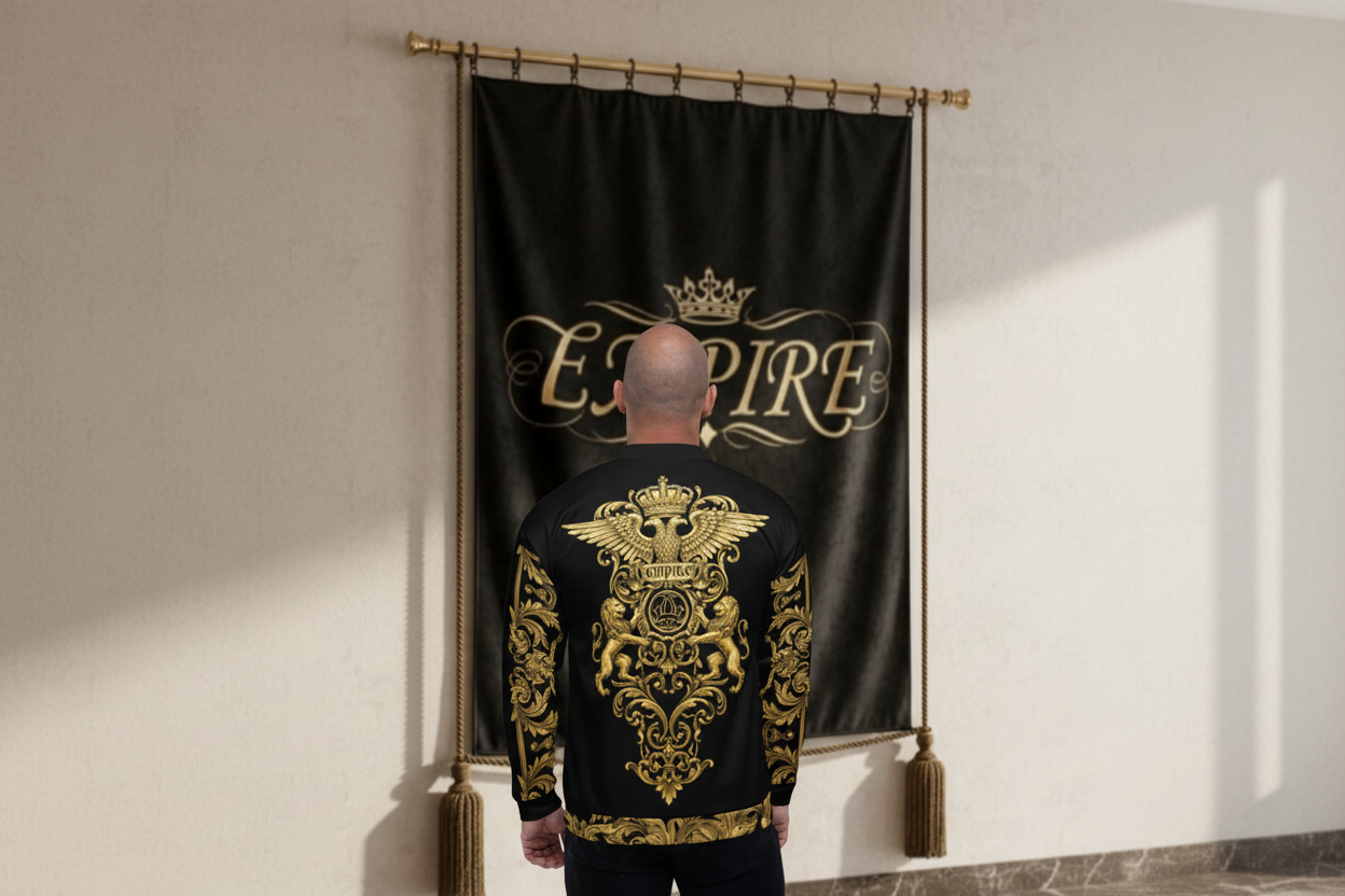 Bomber jacket homme - vue de dos