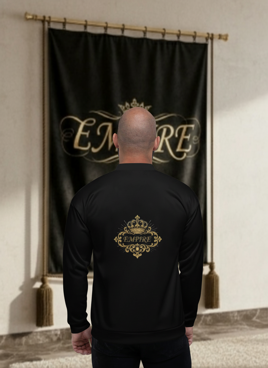 Bomber noir EMPIRE homme v3 vue dos