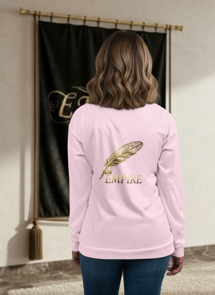 Bomber rose EMPIRE femme vue dos