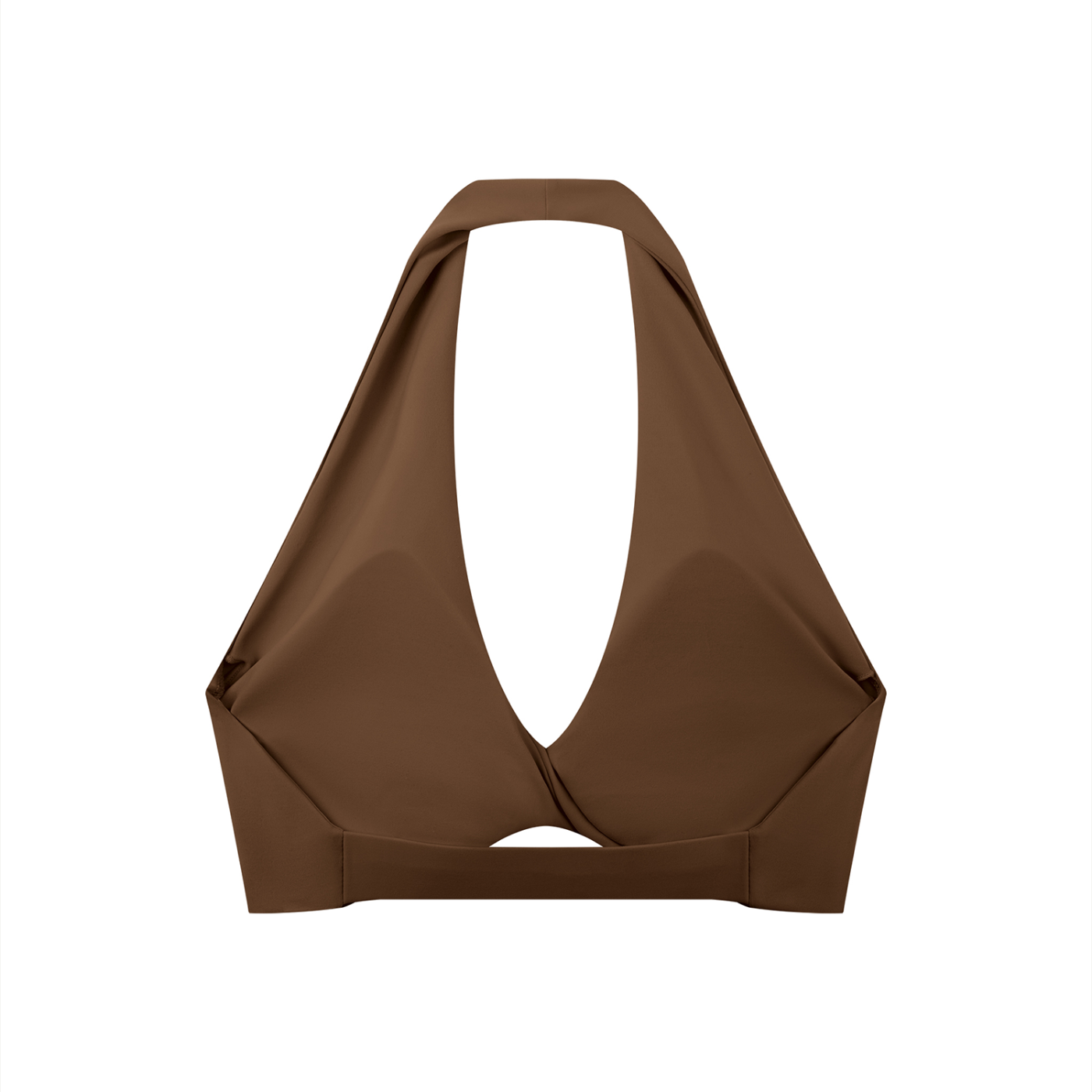 EMPIRE Pleated Halter Sports Bra — Premium Women's Activewear