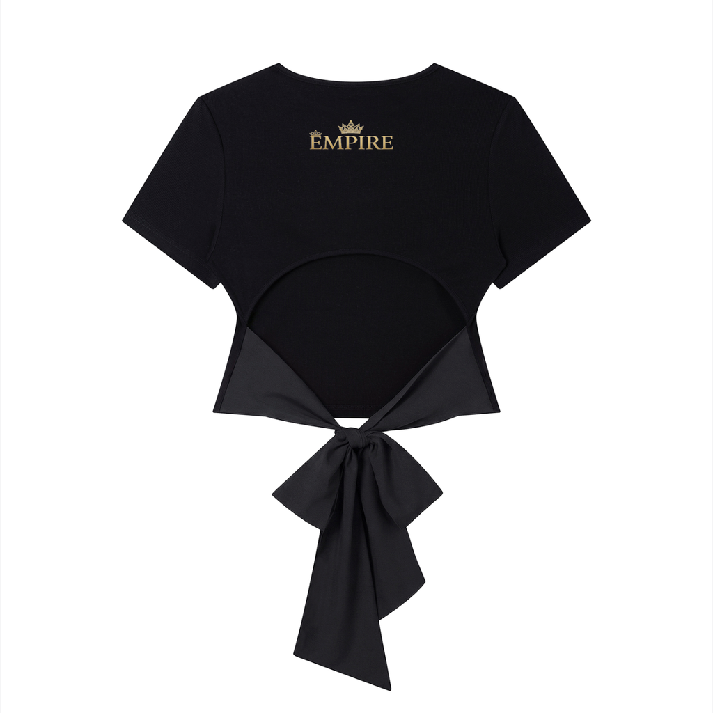 EMPIRE Slim Fit Boatneck T-Shirt — Premium Women's Streetwear