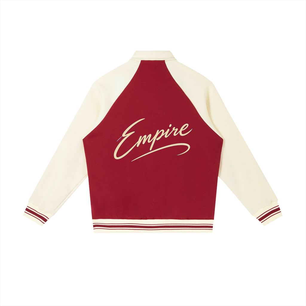 EMPIRE Women's Contrast Raglan Baseball Jacket — Empire Signature