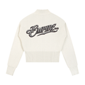 EMPIRE Women's Short Mock-Neck Zip Cardigan — Empire Signature