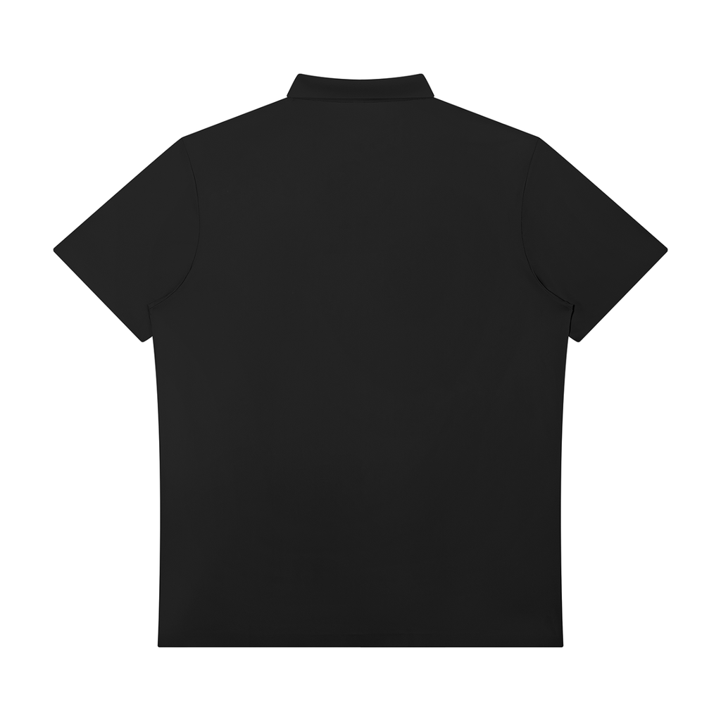 EMPIRE Men’s Quarter-Zip Performance Polo Shirt — Gold Crown Signature