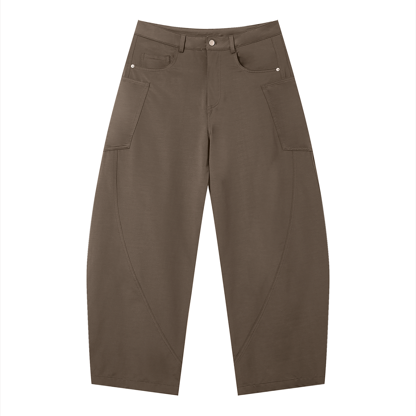 EMPIRE Barrel Leg Pants — Structured Ease