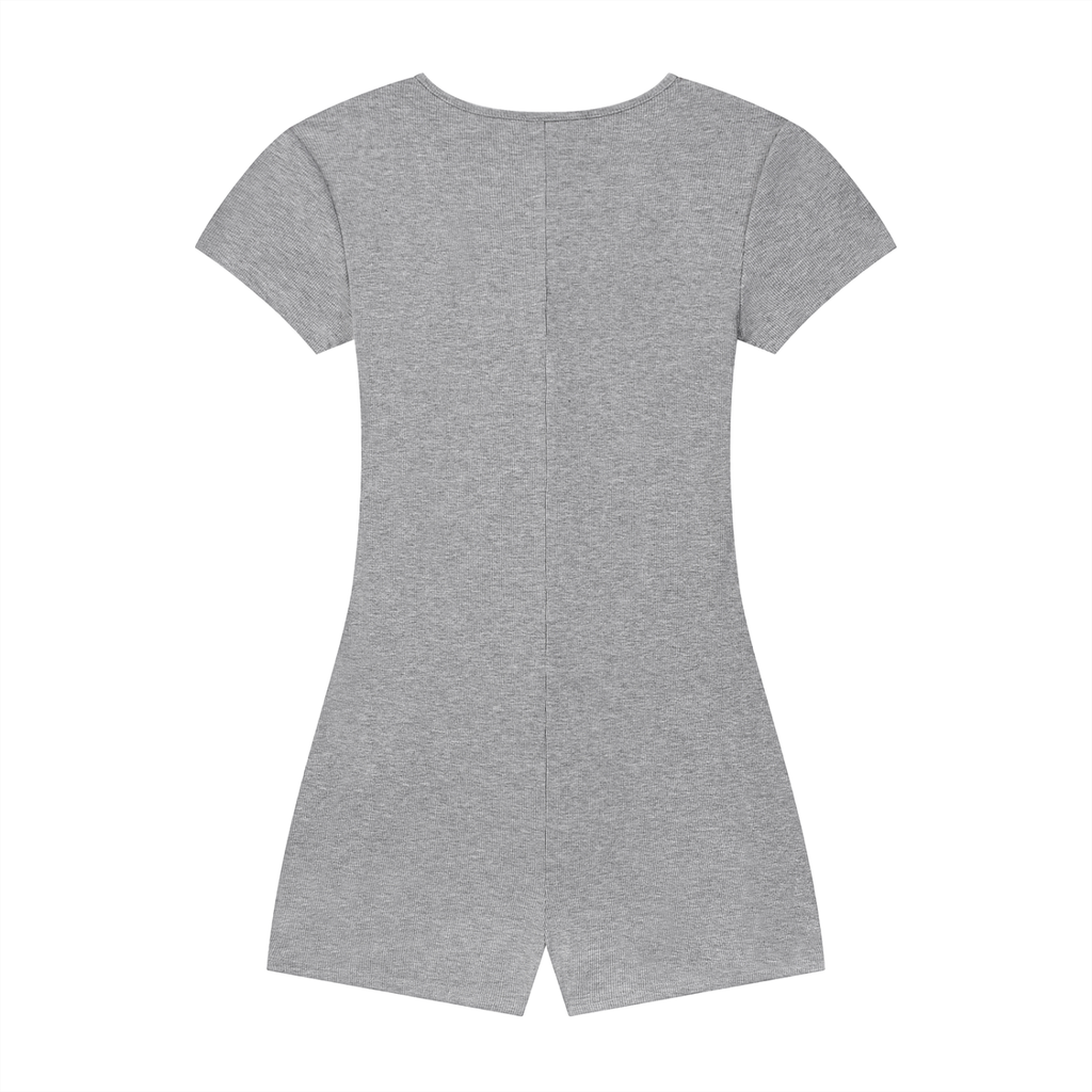 EMPIRE Cape Tie-Waist Romper — Draped Authority