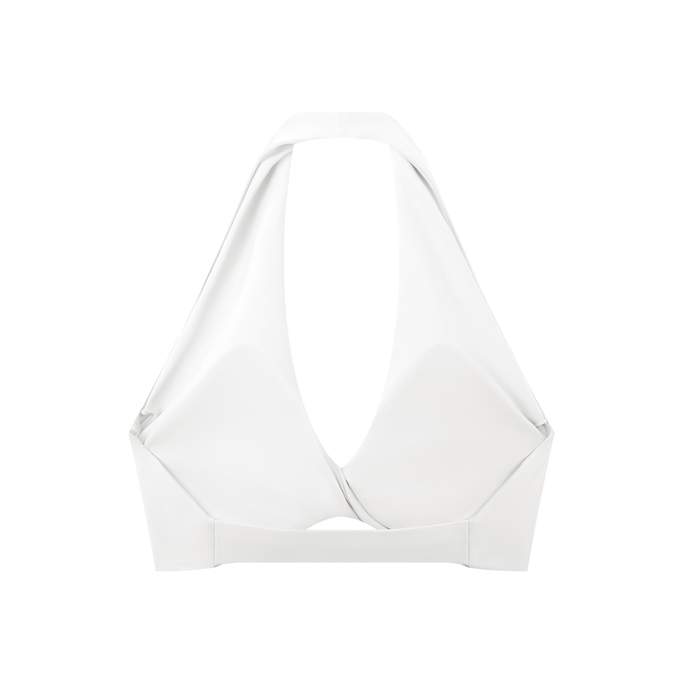 EMPIRE Pleated Halter Sports Bra — Premium Women's Activewear