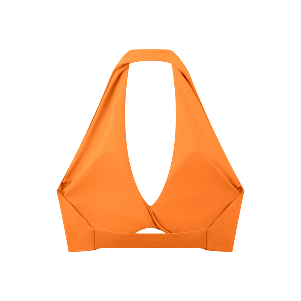 EMPIRE Pleated Halter Sports Bra — Premium Women's Activewear