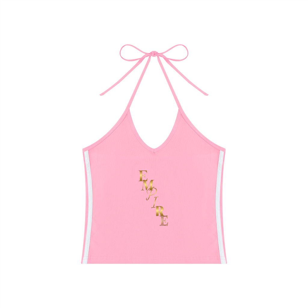 EMPIRE Halter Crop — Bare Confidence