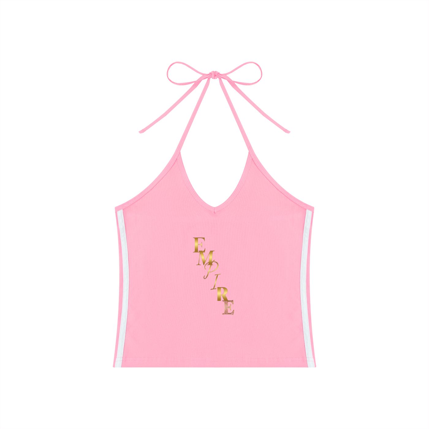EMPIRE Halter Crop — Bare Confidence