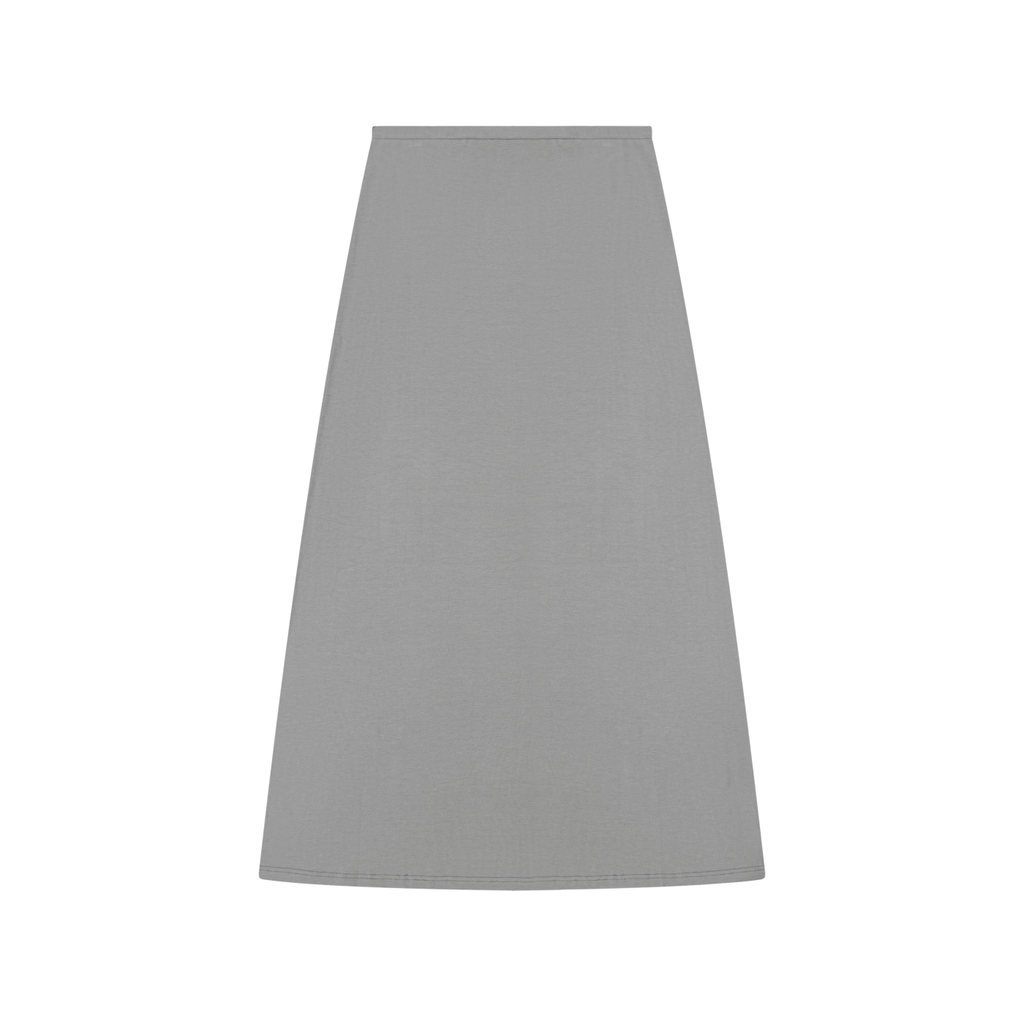 EMPIRE Solid Color Knit Maxi Skirt — Draped Authority