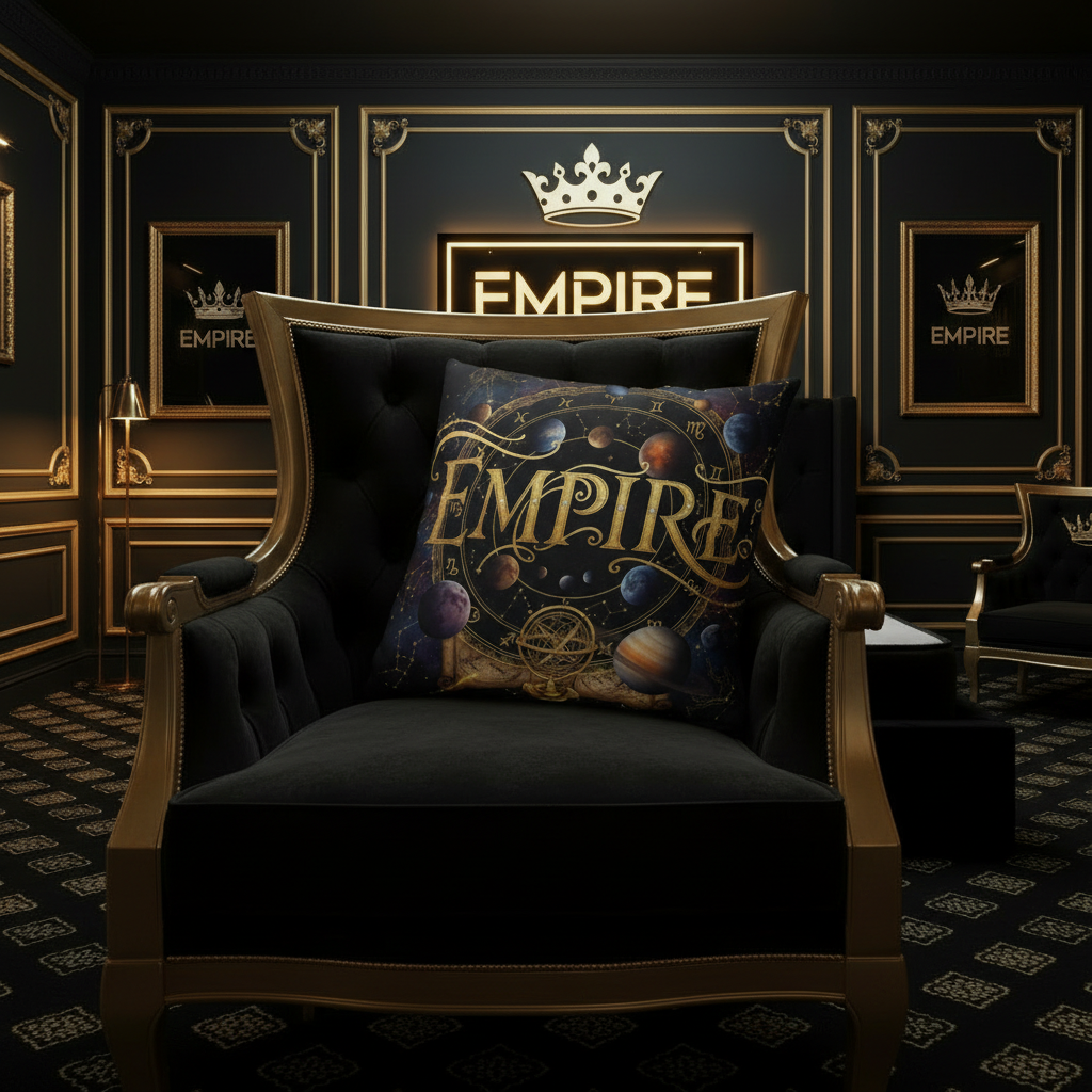 Celestial Pillow on Empire Palace Chair