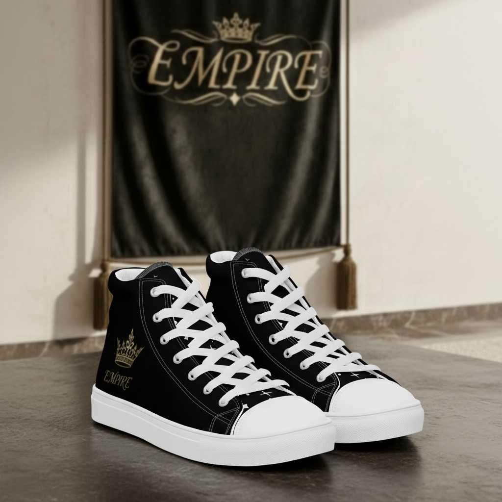 Chaussures high-top noires EMPIRE femme