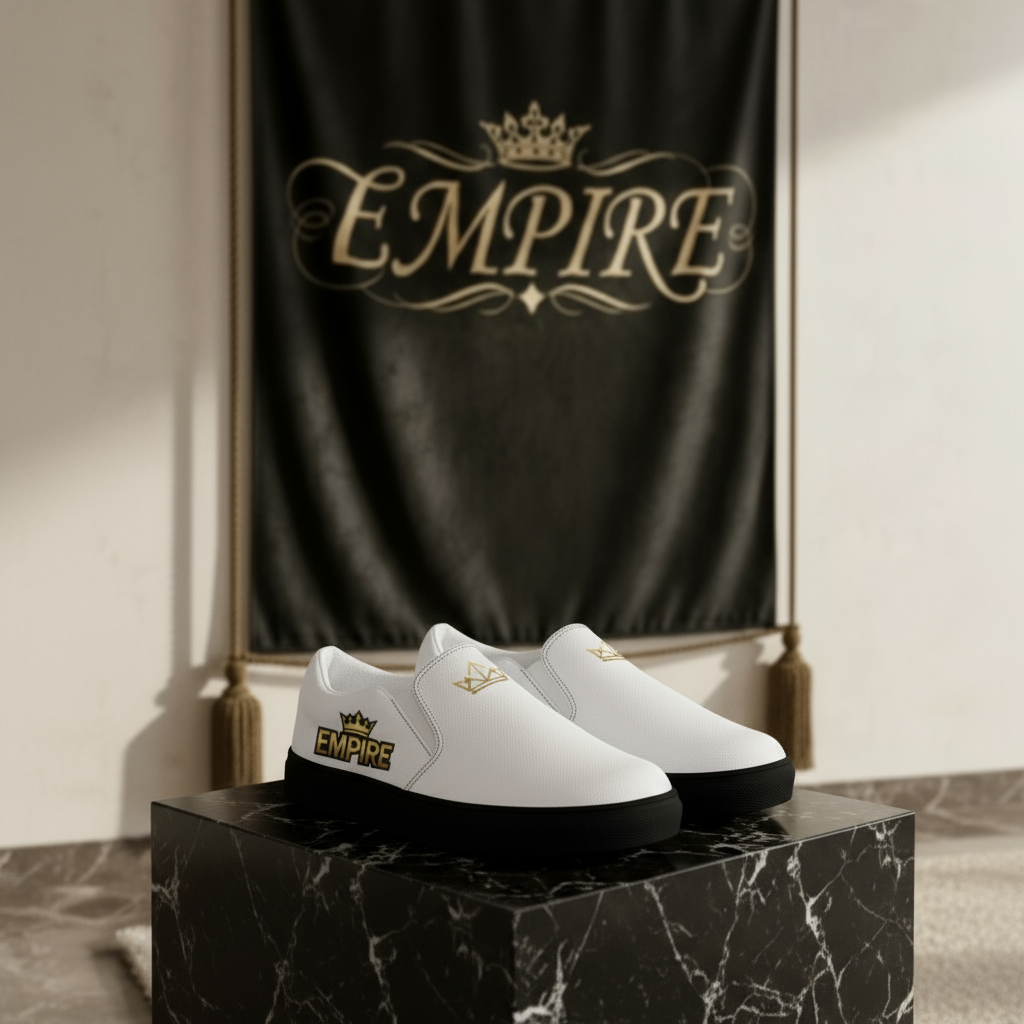 Chaussures slip-on blanches EMPIRE