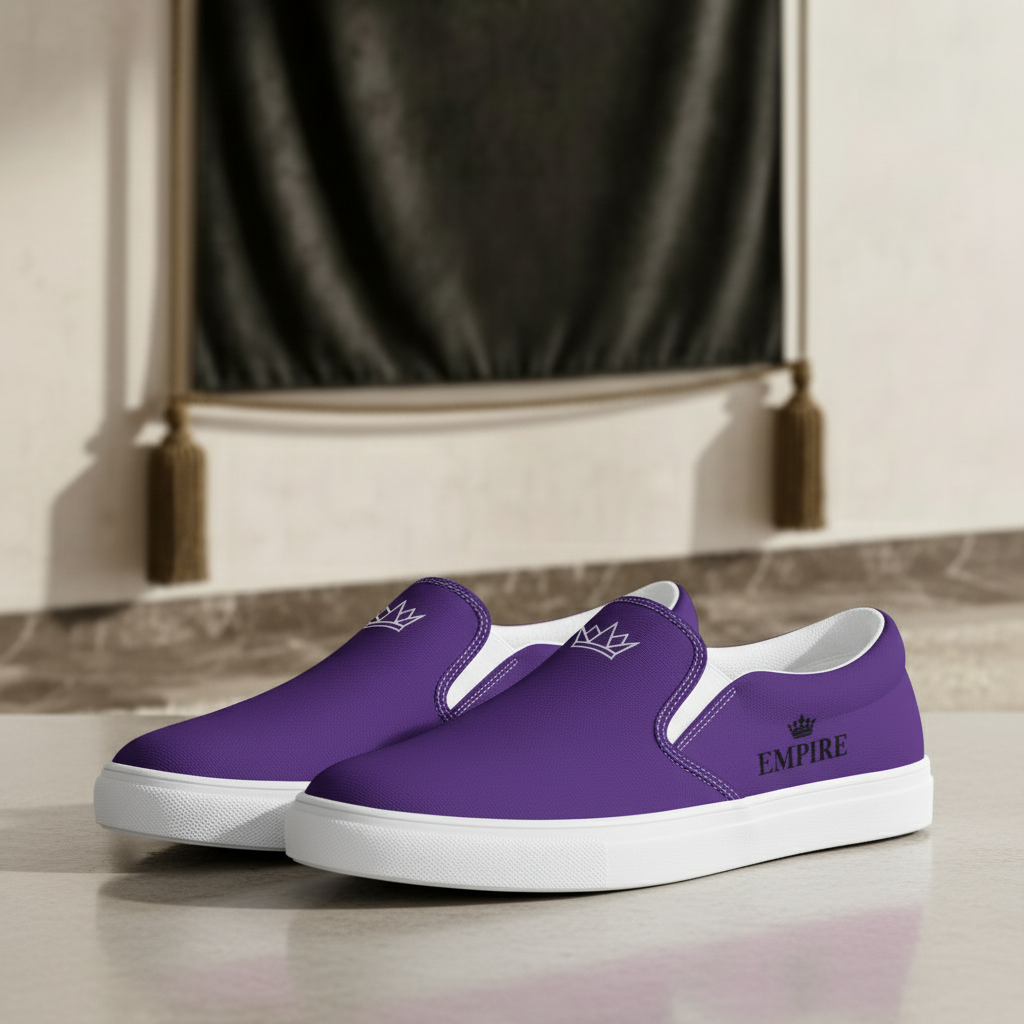 Chaussures slip-on violettes EMPIRE femme