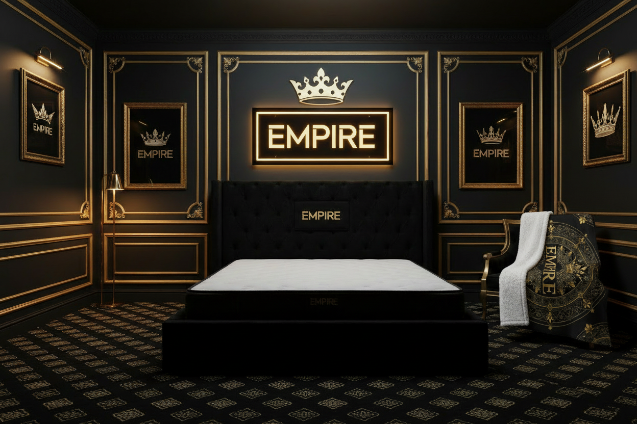Couverture EMPIRE baroque sur le fauteuil - Empire Palace