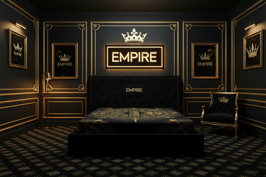 Couverture EMPIRE baroque sur le lit - Empire Palace