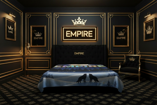 Couverture EMPIRE entière sur le lit - Empire Palace