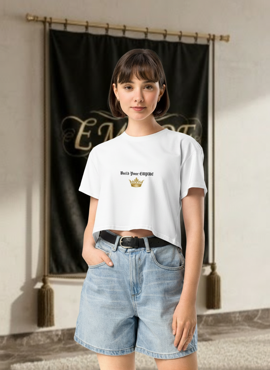 Crop Top Build Your Empire - Vue face debout