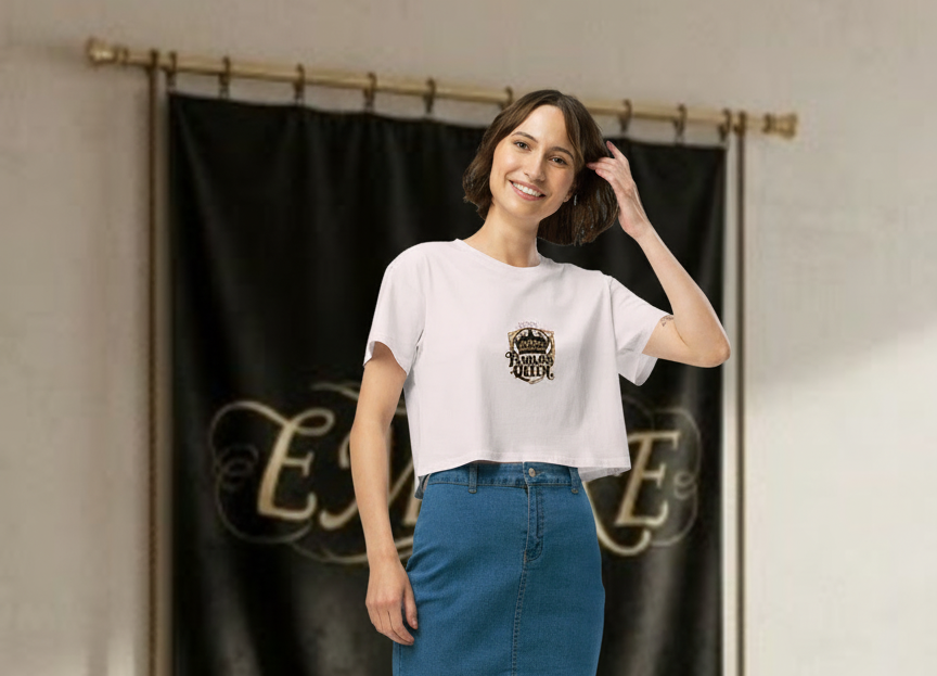 Crop Top Fearless Queen - Vue profil