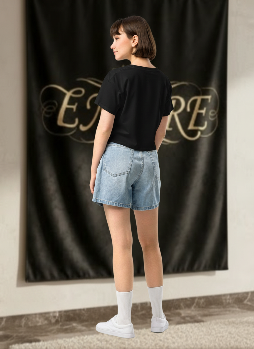 Crop Top Luxury Empire - Vue dos