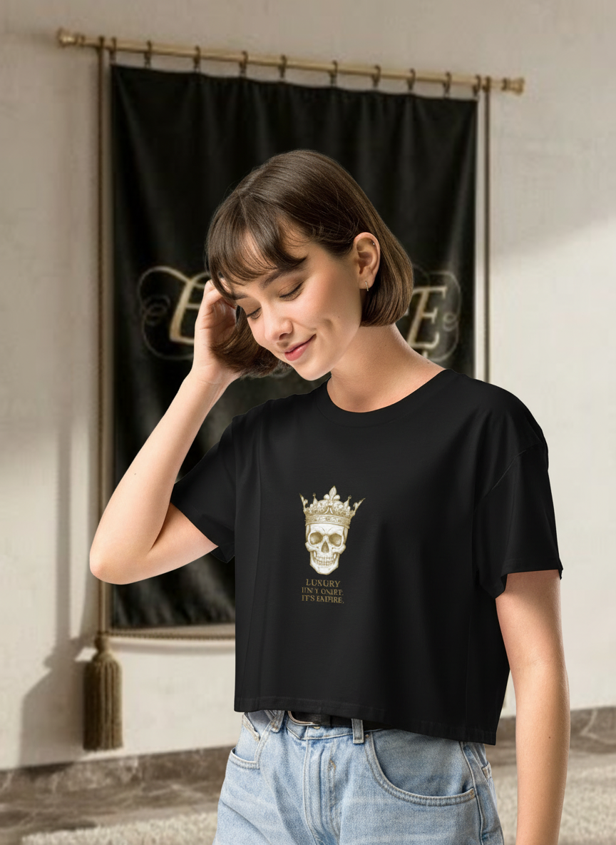 Crop Top Luxury Empire - Vue profil