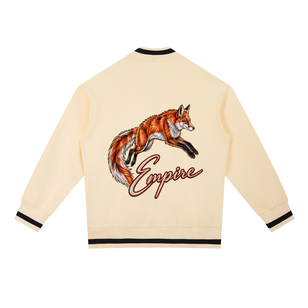 EMPIRE Women's Contrast-Piping Zip Bomber Jacket — Empire Fox