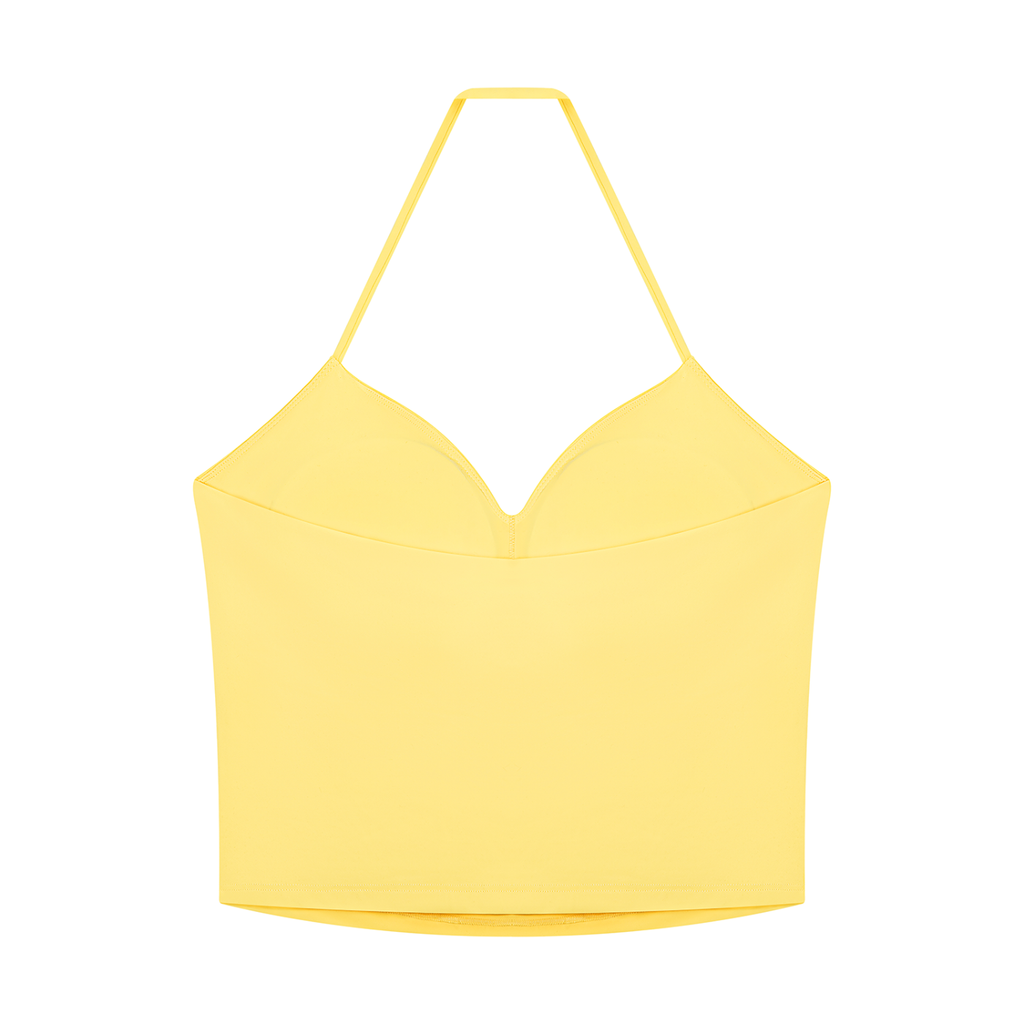 EMPIRE Women's Ruched Halter Crop Top — Empire Ornamental Arrow